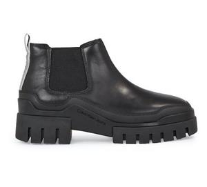 Calvin Klein Chelsea-boots COM BOOT LOW CHELSEA LTH IN LUM met sterk geprofileerde loopzool