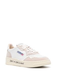 Autry Medalist leather sneakers - Beige