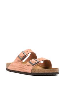 Birkenstock Arizona perforated suede sandals - Oranje