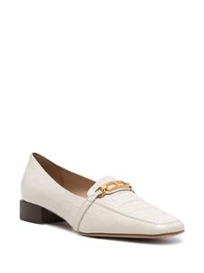 TOM FORD Whitney leather loafers - Wit