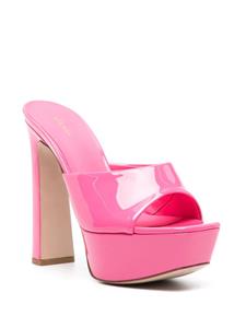 Le Silla Resort 140mm patent-leather mules - Roze