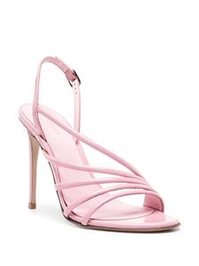 Le Silla Scarlet 105mm leather sandals - Roze