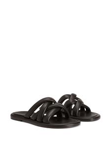 Giuseppe Zanotti Jacobsen leren sandalen - Zwart