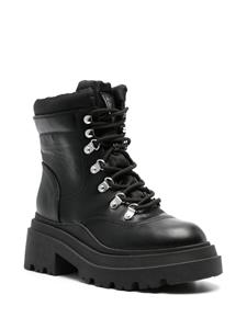 GUESS USA Vaney combat boots met veters - Zwart