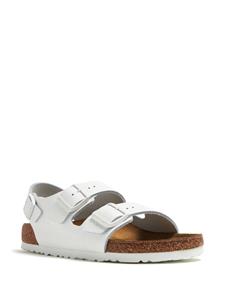 Birkenstock Milano BS leather sandals - Wit