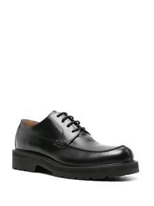 DRIES VAN NOTEN moc-stitch leather derby shoes - Zwart