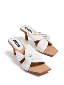 Senso Mila 80mm leather mules - Wit