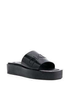 DKNY Laren slippers met plateauzool - Zwart
