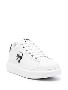 Karl Lagerfeld K/Ikonik leren sneakers - Wit