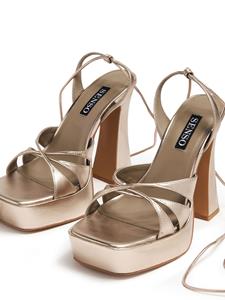 Senso Tahlia leather sandals - Goud