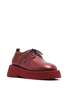 Marsèll Oxford leren veterschoenen - Rood