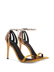 Giuseppe Zanotti Adele sandalen met kristal - Goud