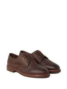Brunello Cucinelli lace-up leather derby shoes - Bruin