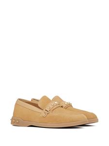 Valentino Garavani Leisure Flows leren loafers - Beige