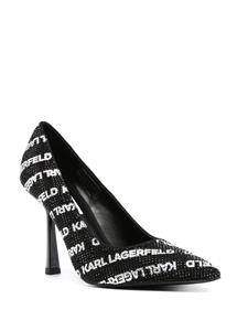 Karl Lagerfeld Pandara II 105mm pumps - Zwart