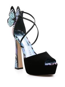 Sophia Webster Chiara 140mm platform sandals - Zwart