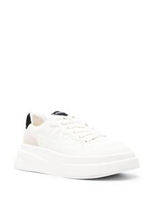 Ash perforated-logo low-top sneakers - Wit