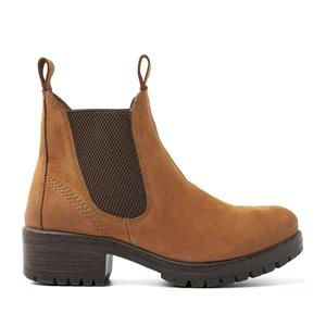 Lazamani Chelsea boots Dames 68.001 Cognac Cognac Nubuck