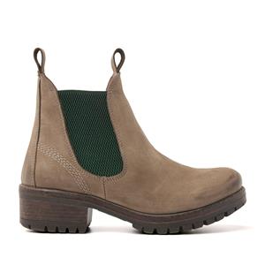 Lazamani Chelsea boots Dames 68.002 Taupe-Green Taupe Nubuck