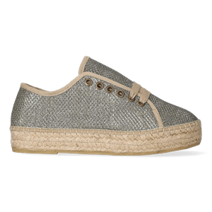 Toni pons Espadrilles Dames Fedra-S Zilver Textiel