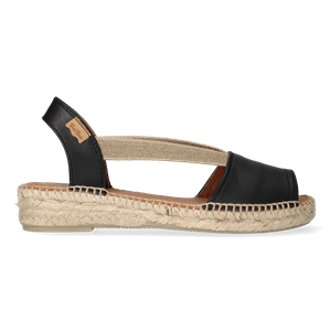 Toni pons Espadrilles Dames Etna Zwart Leer