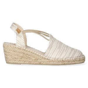 Toni pons Espadrilles Dames Tania-ZR Taupe Textiel