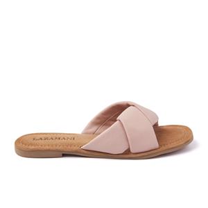 Lazamani Slippers Dames 33.505 Peach Roze Leer