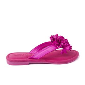 Lazamani Slippers Dames 33.517 Coral Roze Leer