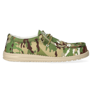 HEYDUDE Instappers Heren Wally Camouflage Multi Canvas