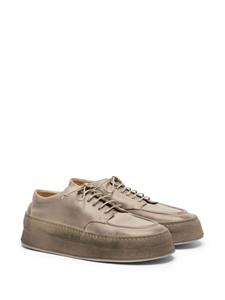 Marsèll distressed leather derby shoes - Beige