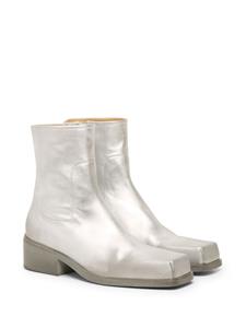 Marsèll Cassello metallic ankle boots - Zilver