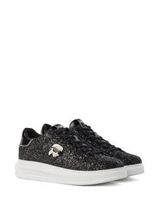 Karl Lagerfeld Karl Kapri NFT sneakers met glitters - Zwart