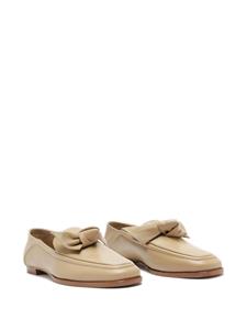 Alexandre Birman Clarita leather loafers - Beige