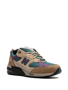 New Balance 991 Palace - Teal sneakers - Beige