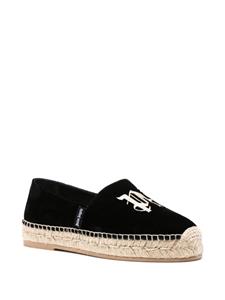 Palm Angels Espadrilles met geborduurd logo - Zwart