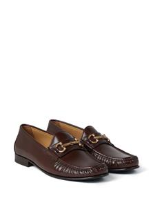 Brunello Cucinelli Horsebit leren loafers - Bruin