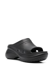 Balenciaga x Crocs™ sandalen met plateauzool - Zwart