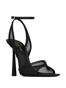 Saint Laurent Missy stiletto sandalen - Zwart