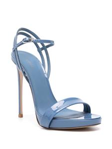 Le Silla Gwen lakleren sandalen - Blauw