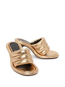 JW Anderson Bumper Tubular gewatteerde sandalen - Goud