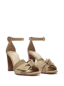 Alexandre Birman Maxi Clarita 90mm leather sandals - Beige