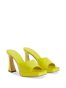 Giuseppe Zanotti Solhene sandalen met plateauzool - Geel