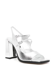 Carel Paris Vendôme sandalen met metallic-effect - Zilver