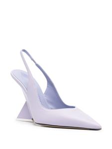 The Attico Cheope 105mm slingback pumps - Paars