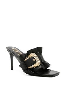 Versace Jeans Couture Emily 90mm pumps met ruches - Zwart