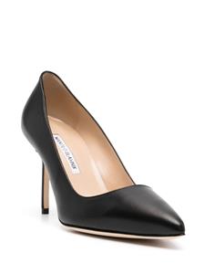 Manolo Blahnik BB leren pumps - Zwart