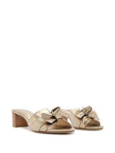 Alexandre Birman Maxi Clarita 45 mm leren muiltjes - Goud