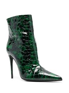 Dolce & Gabbana Laarzen met krokodillenleer-effect - Groen
