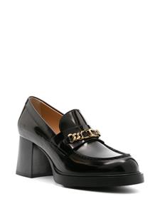 Tod's 65mm leren pumps met logoplakkaat - Zwart