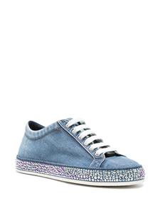 Le Silla Andrea sneakers verfraaid met kristal - Blauw